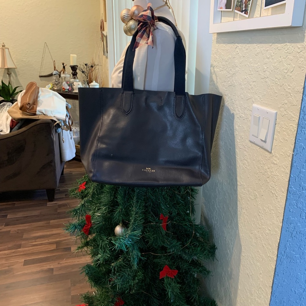 Blue coach bag